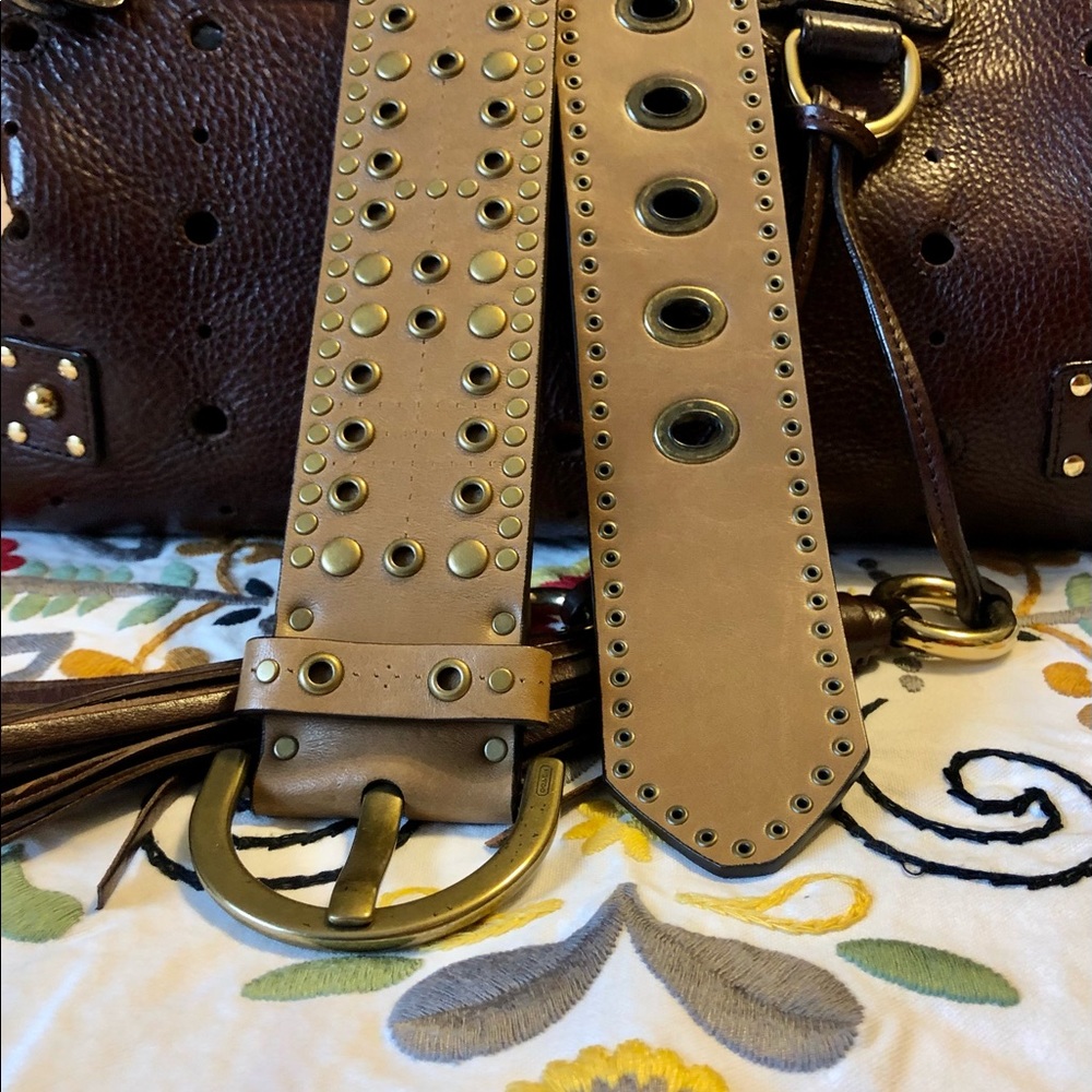 NWT Authentic Coach Studded Belt❣️ - Picture 2 of 8